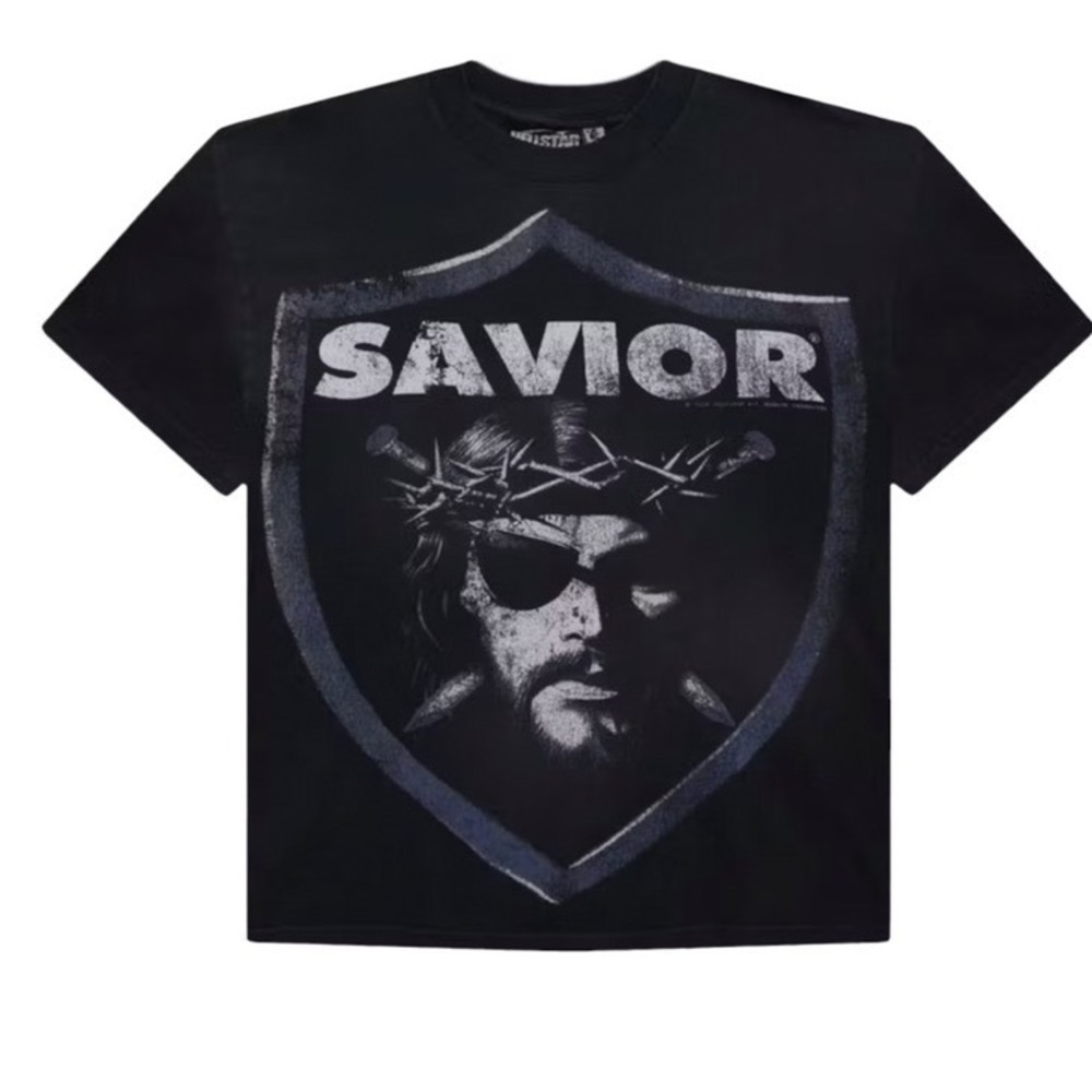 Hellstar Savior T-Shirt Black Medium New In‎ Packaging